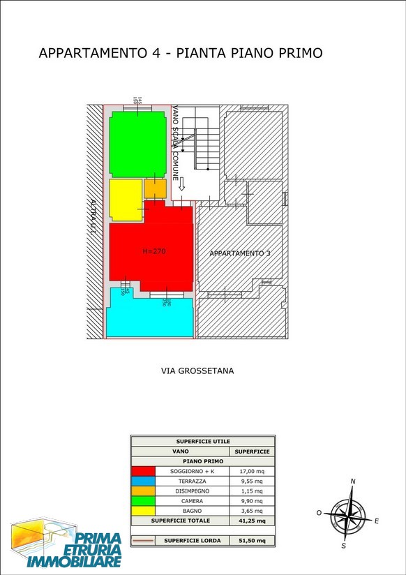 Bilocale con terrazza e ambienti ben distribuiti - ZONA CENTRO -
